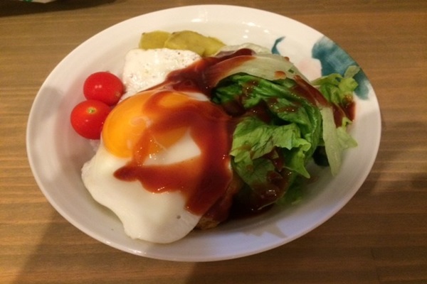 簡単ロコモコ