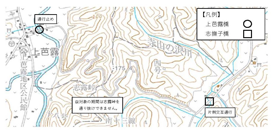 通行止め箇所