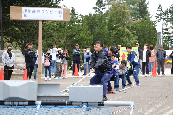 オホーツク人間ホタテ引き大会