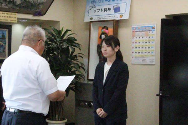 金子　友美さん（企画財政課勤務）