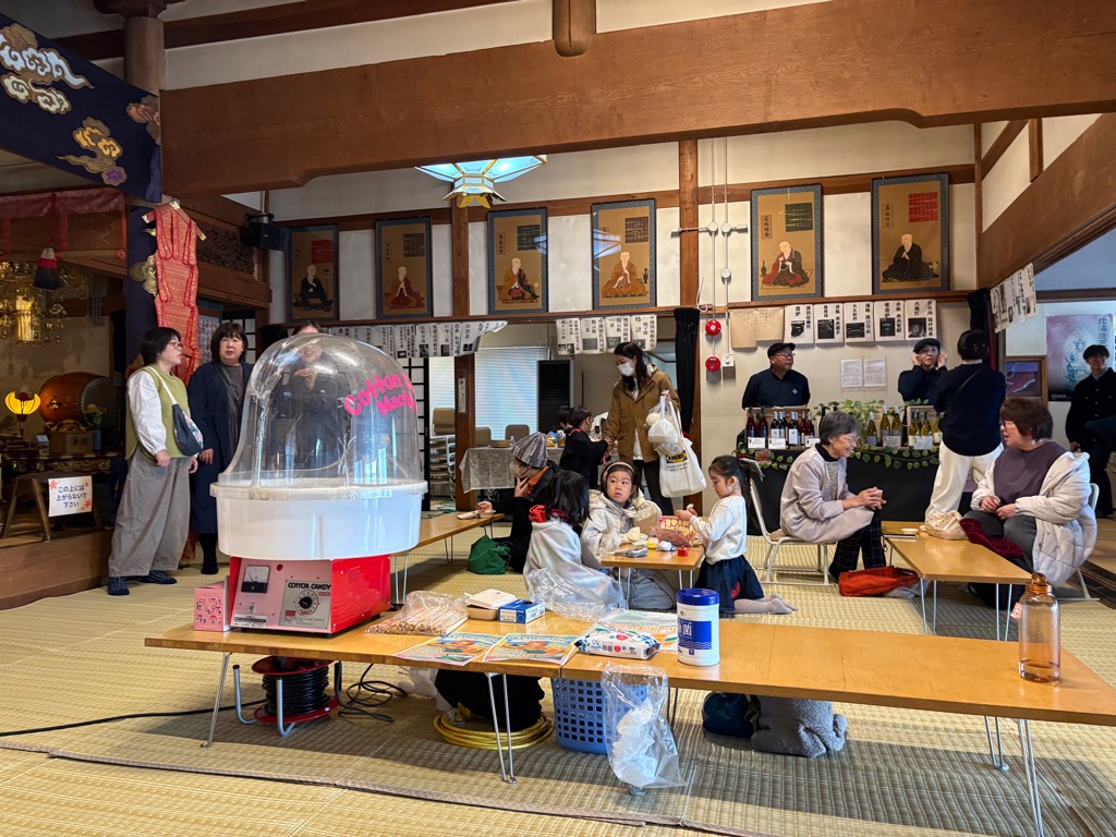 イベント会場となった宝珠寺本堂