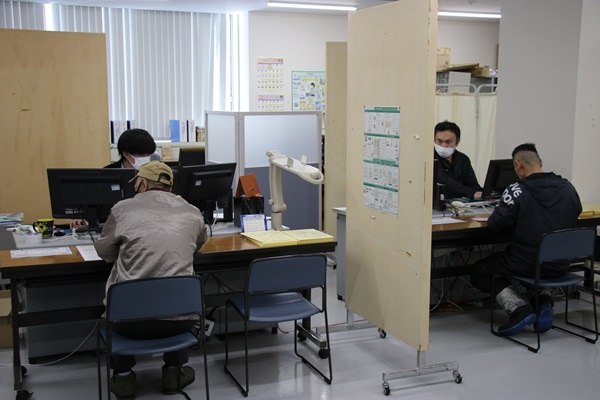 申告会場の様子