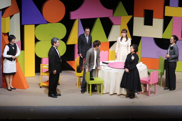 演劇ママごとの一場面