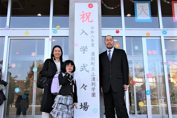 新入学生記念撮影