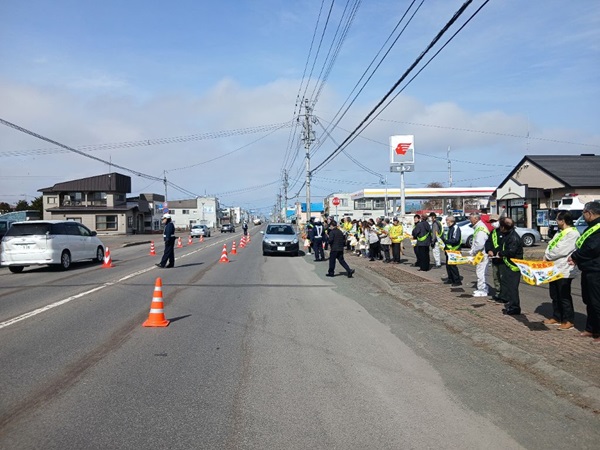 セーフティーコールの様子