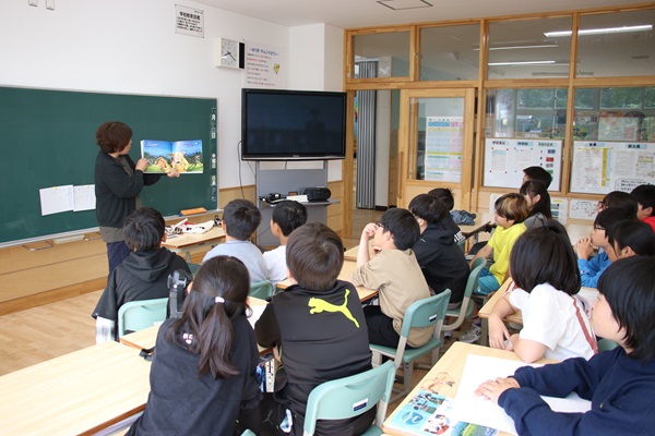 5年生の読み聞かせ