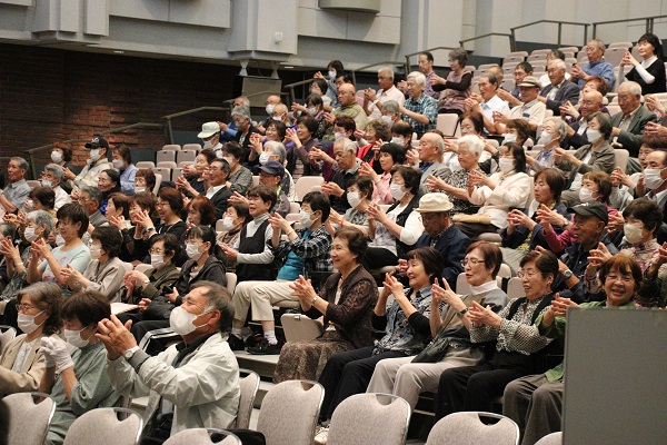 健康体操の様子